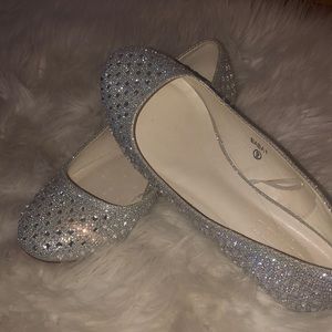Crystal and Pearl Ballet Flat